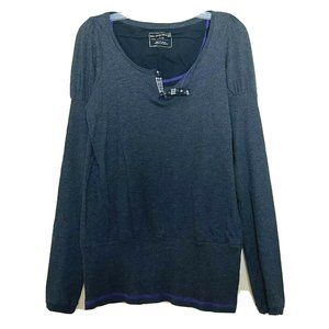 We the Free People Studded Henley Tunic Top Size Large Comfy